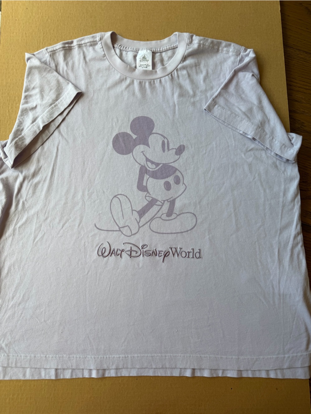 Disney Light Lavender Mickey Mouse Graphic Tee